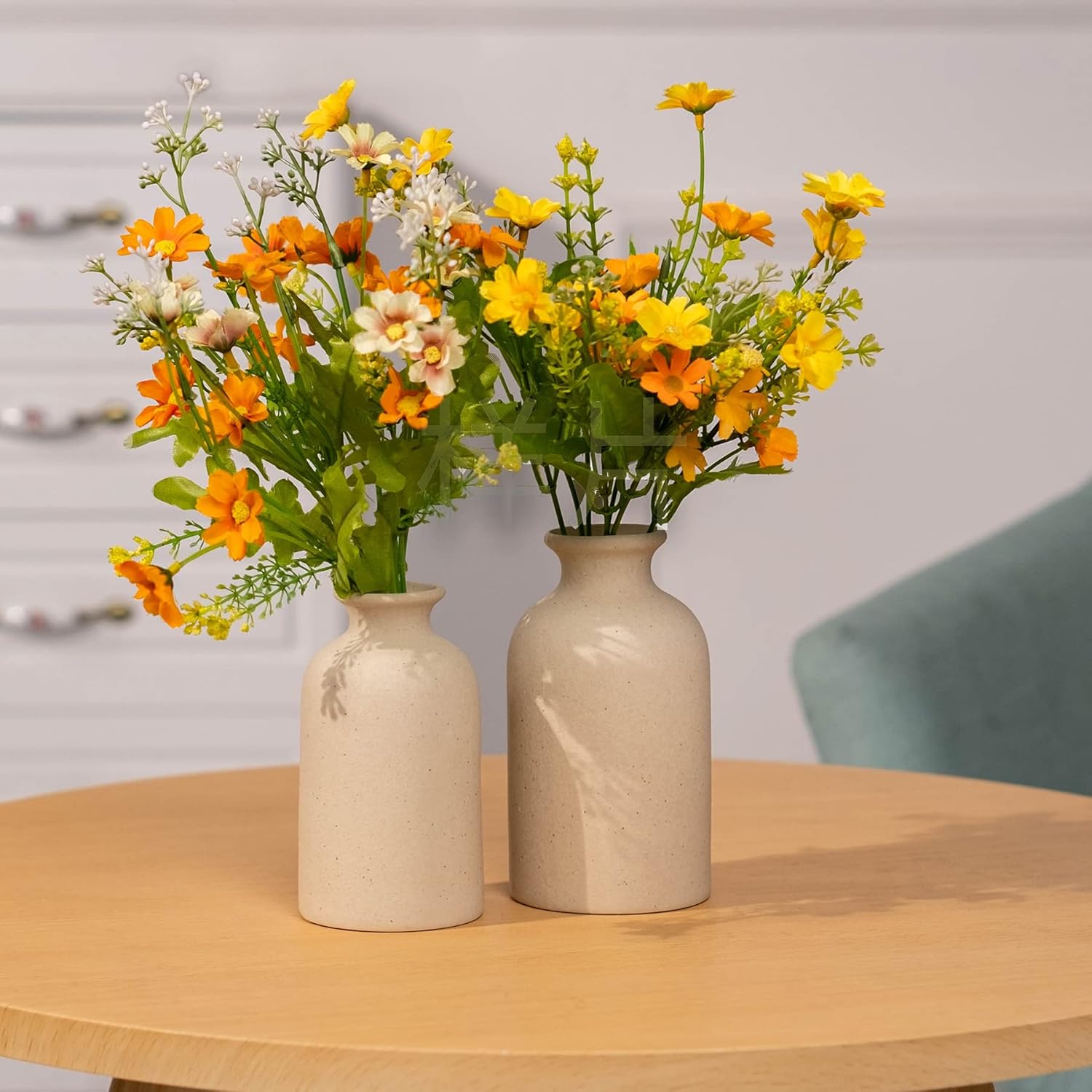 Boho Beige Vase Set - View 4