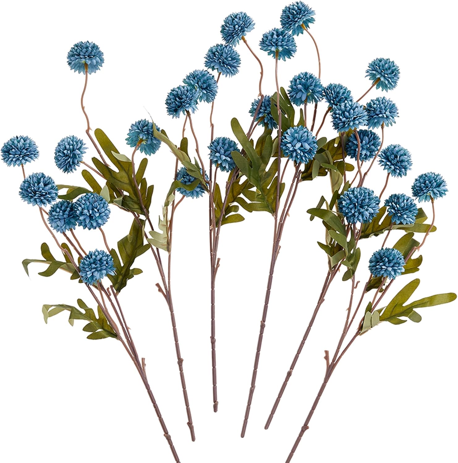Beige Artificial Flowers — Blue