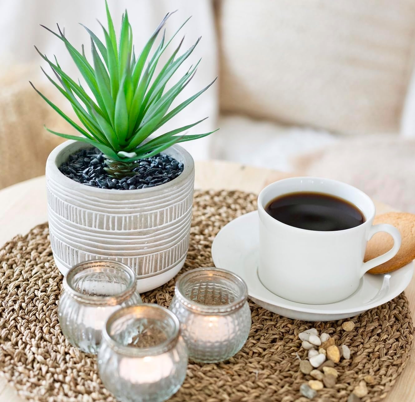 Farmhouse Faux Plant — 8" - View 3