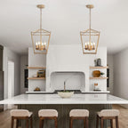 Farmhouse Gold Candle — 4-Light - View 5