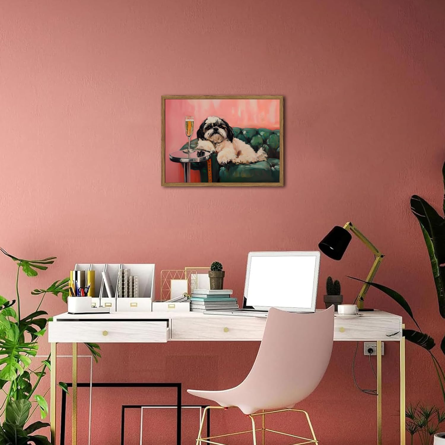 Framed Black Wall Decor — 16" - View 8