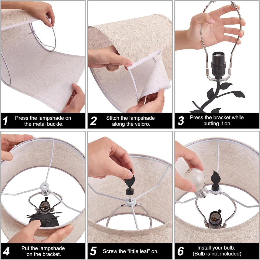 USB Beige Table Lamp - View 9