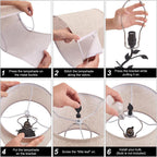USB Beige Table Lamp - View 9