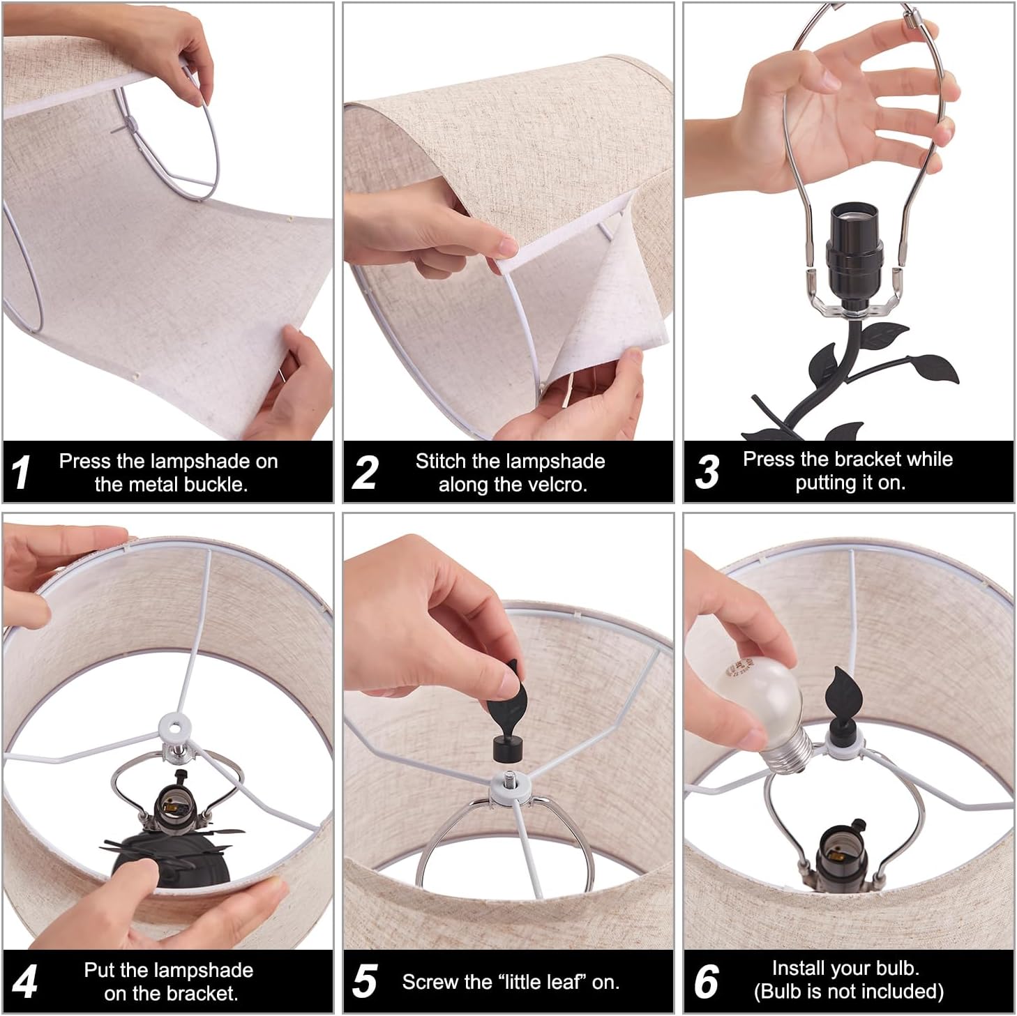 USB Beige Table Lamp - View 9