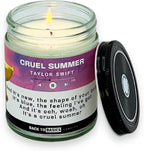 Soy Wax Scented Candle — Cruel Summer - T.S.