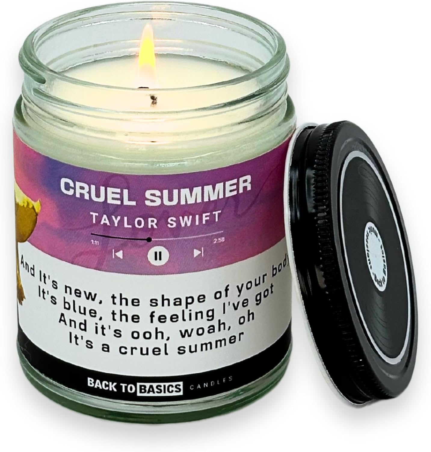 Soy Wax Scented Candle — Cruel Summer - T.S.