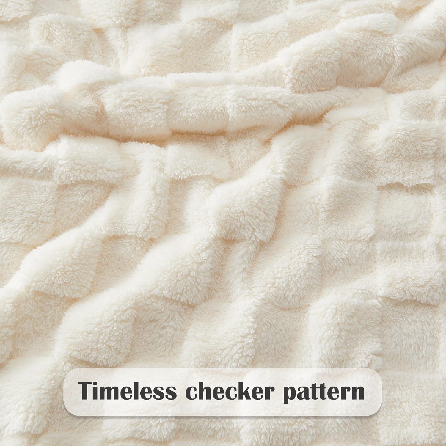 Beige Throw Pillow — 50" - View 5