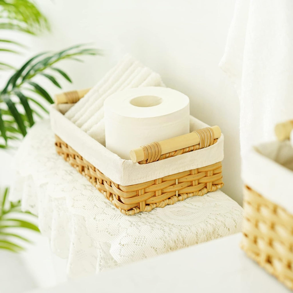 Rattan Storage Basket — Set of 2 - View 6