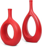 Modern Ceramic Decorative Vase — Set of 2 - View 9