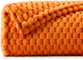 Black Throw Pillow — 50" — Burnt Orange