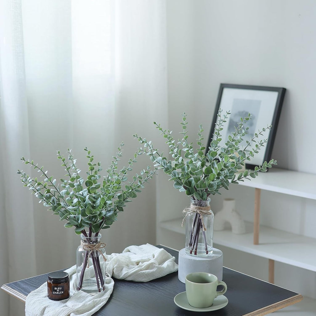 Farmhouse Glass Artificial Plant — 17.5" - View 9