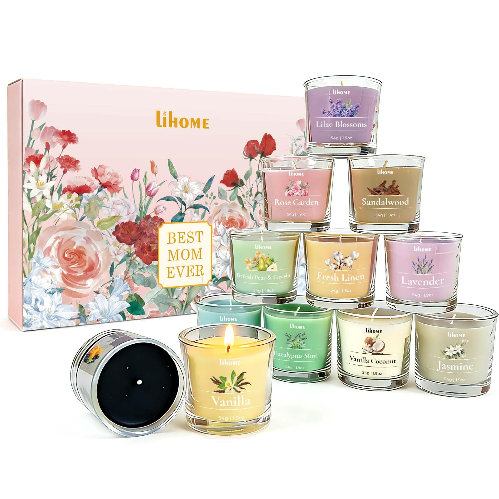 White Scented Candle