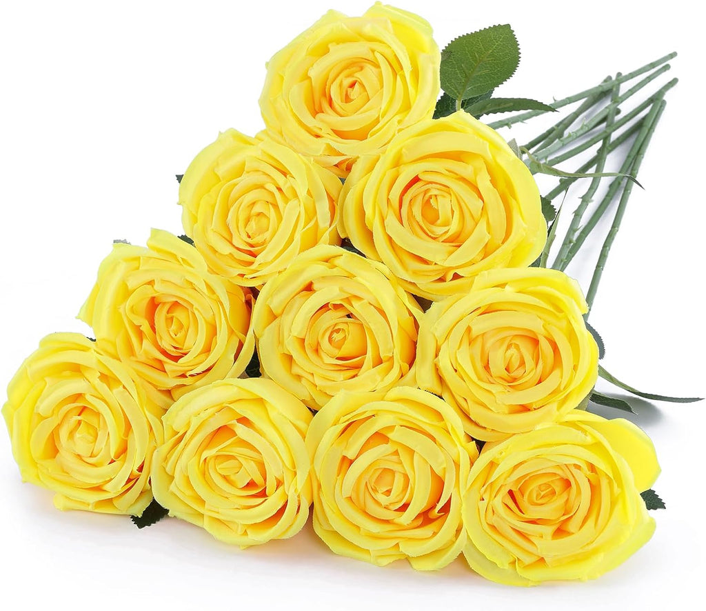 Blue Artificial Plant — Yellow