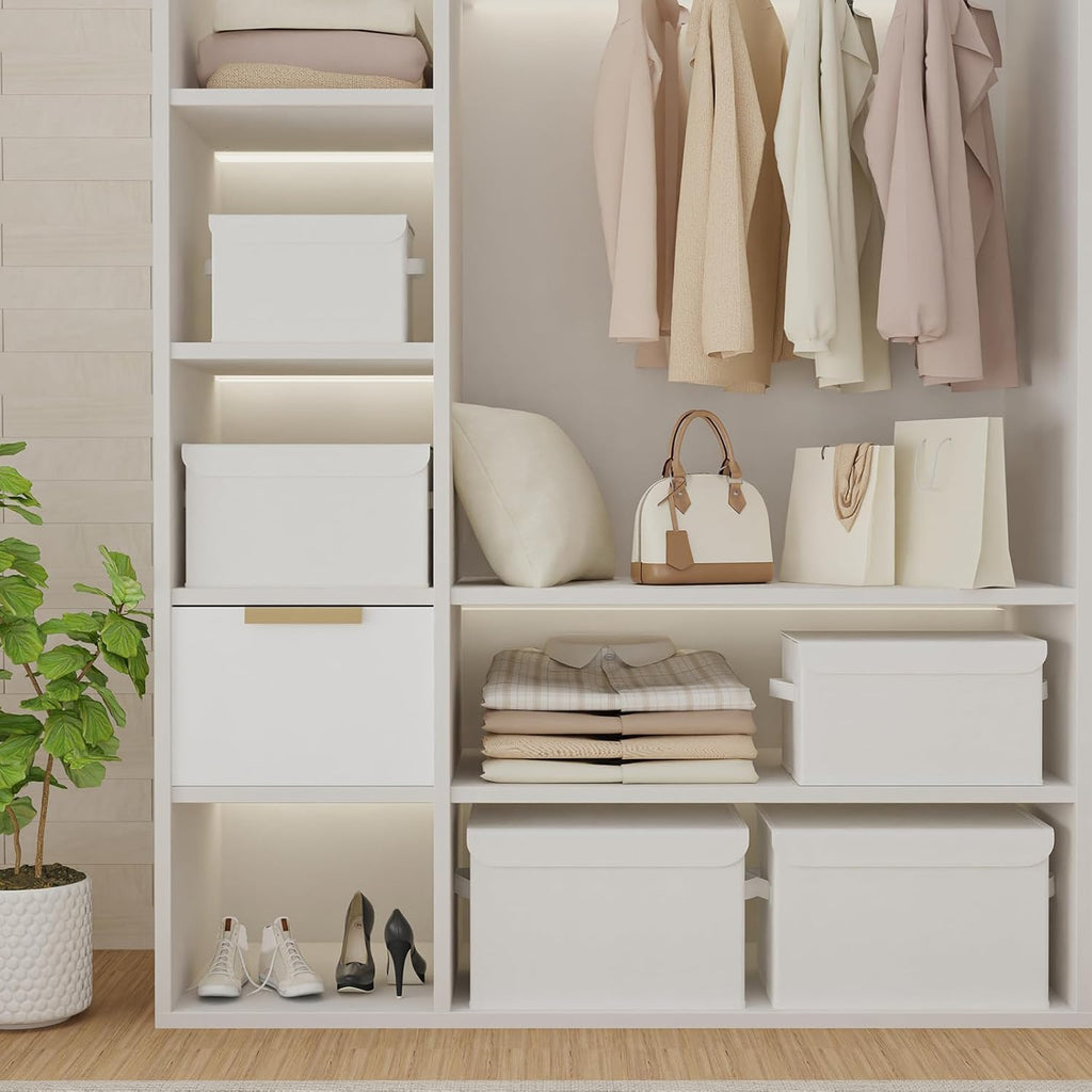Beige Storage Bin — 2x7 - View 2