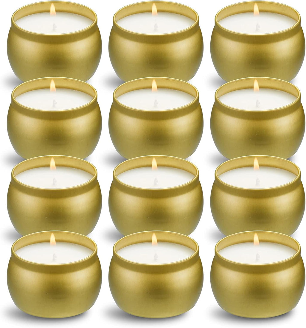 Soy Wax Metal Scented Candle - View 2