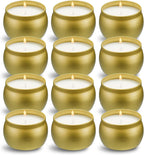 Soy Wax Metal Scented Candle - View 2