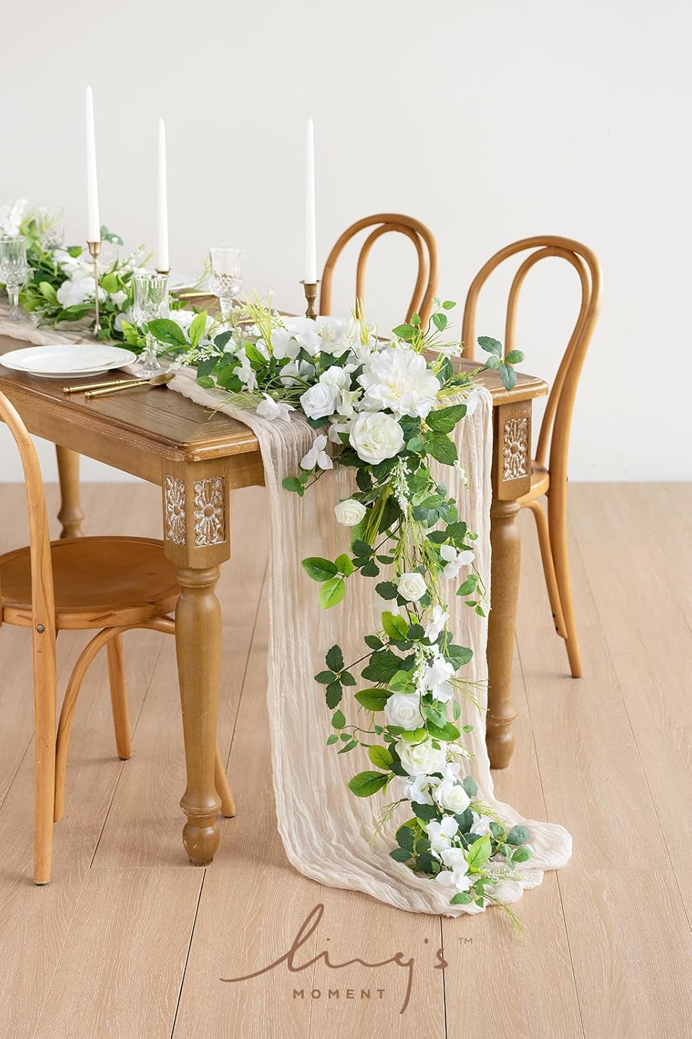 Beige Artificial Flowers — 3.5" - View 5