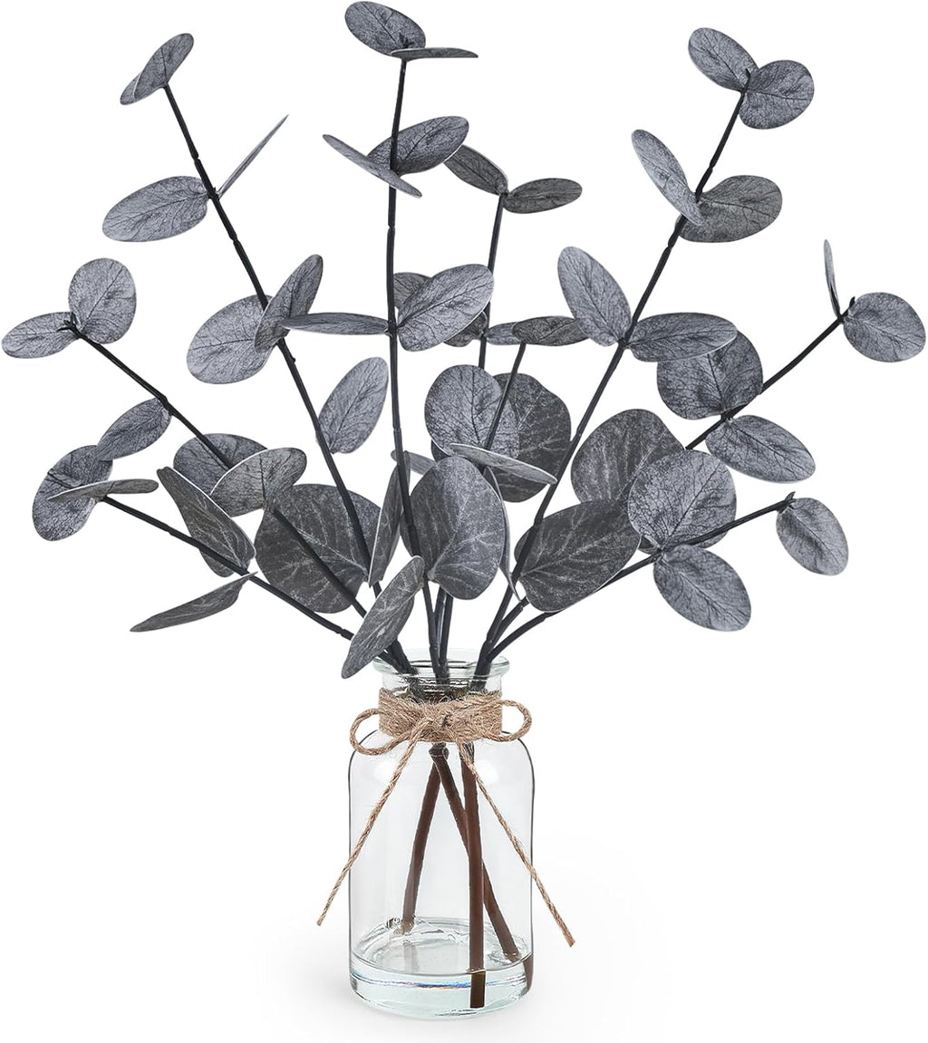 Farmhouse Beige Artificial Plant — 13.5" — Black