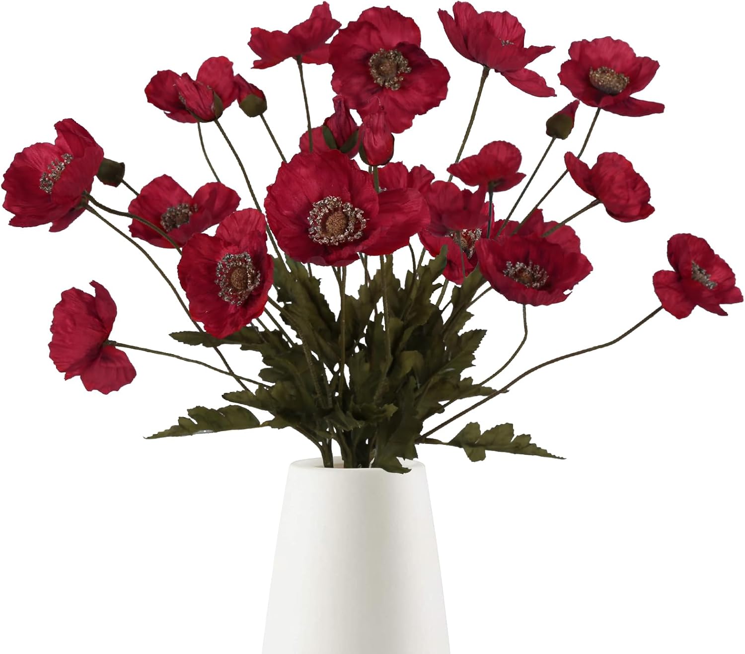 Blue Artificial Flowers — Red
