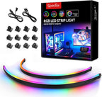 RGB Metal LED Strip Light — 5V 3 Pin Neon ARGB 2 Strips
