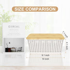 Beige Storage Bin — 10x7 - View 2