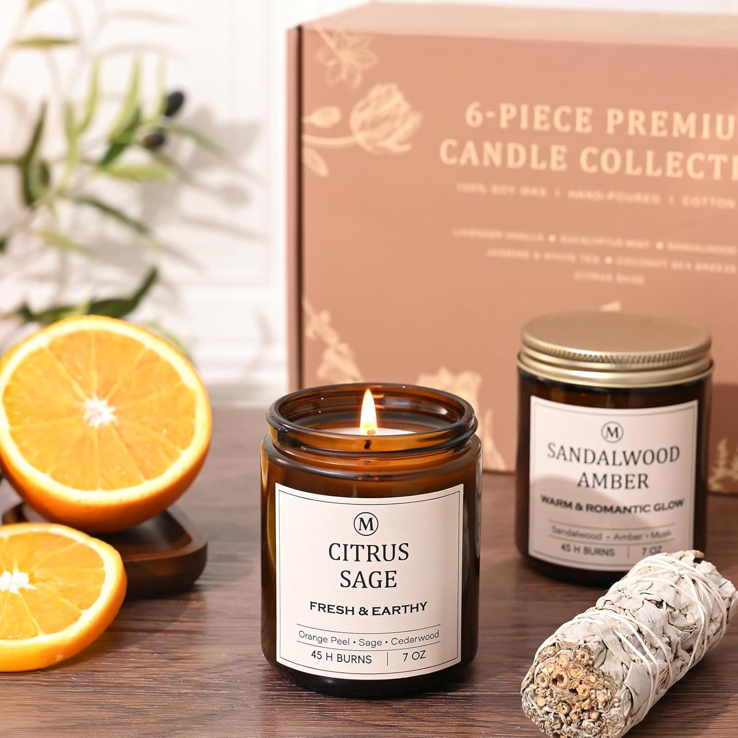 Scented Wood Soy Candle - View 4