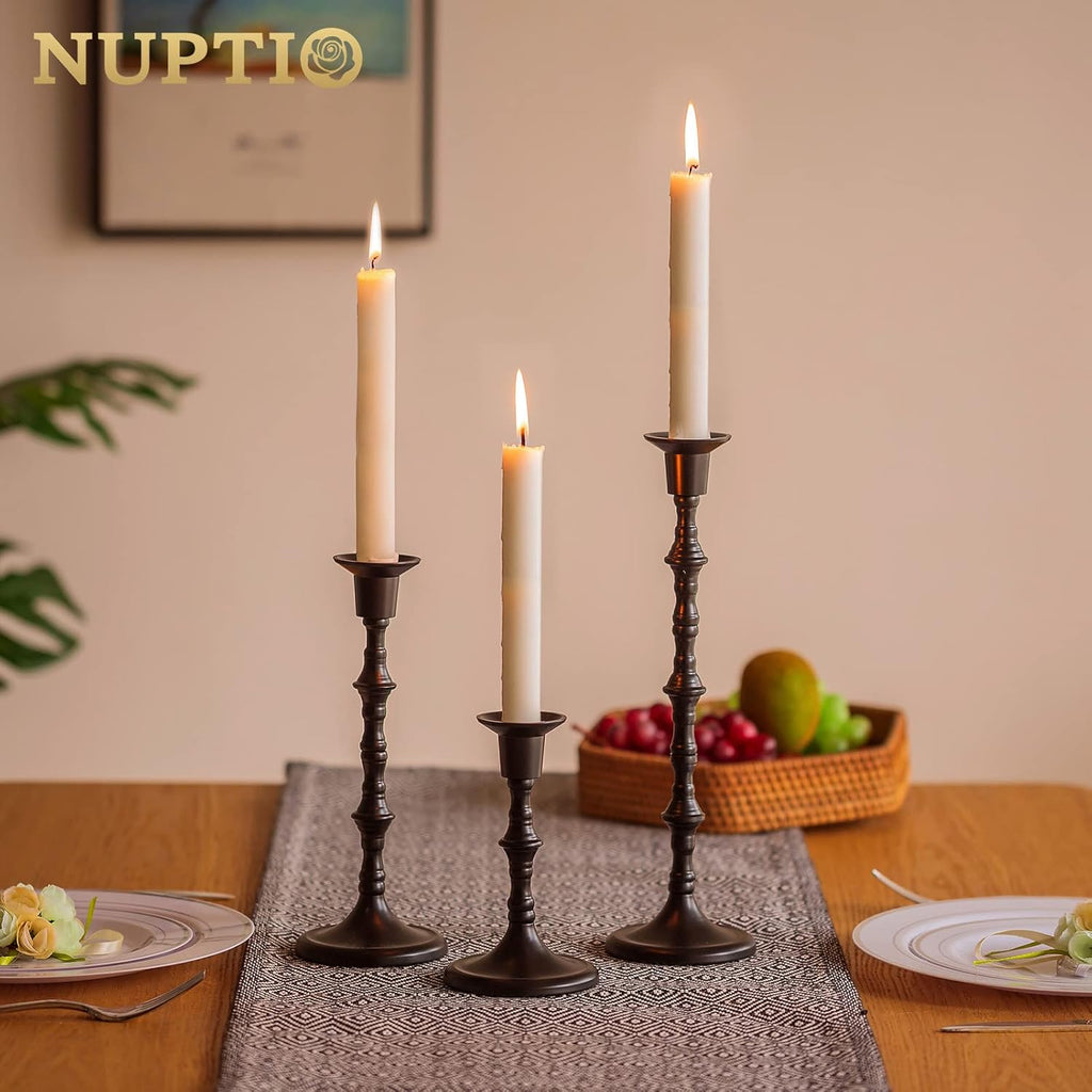 Antique Black Candle — Set of 6 - View 6