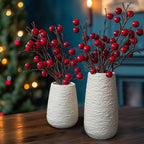 Modern Beige Flower Vase — Set of 2 - View 3