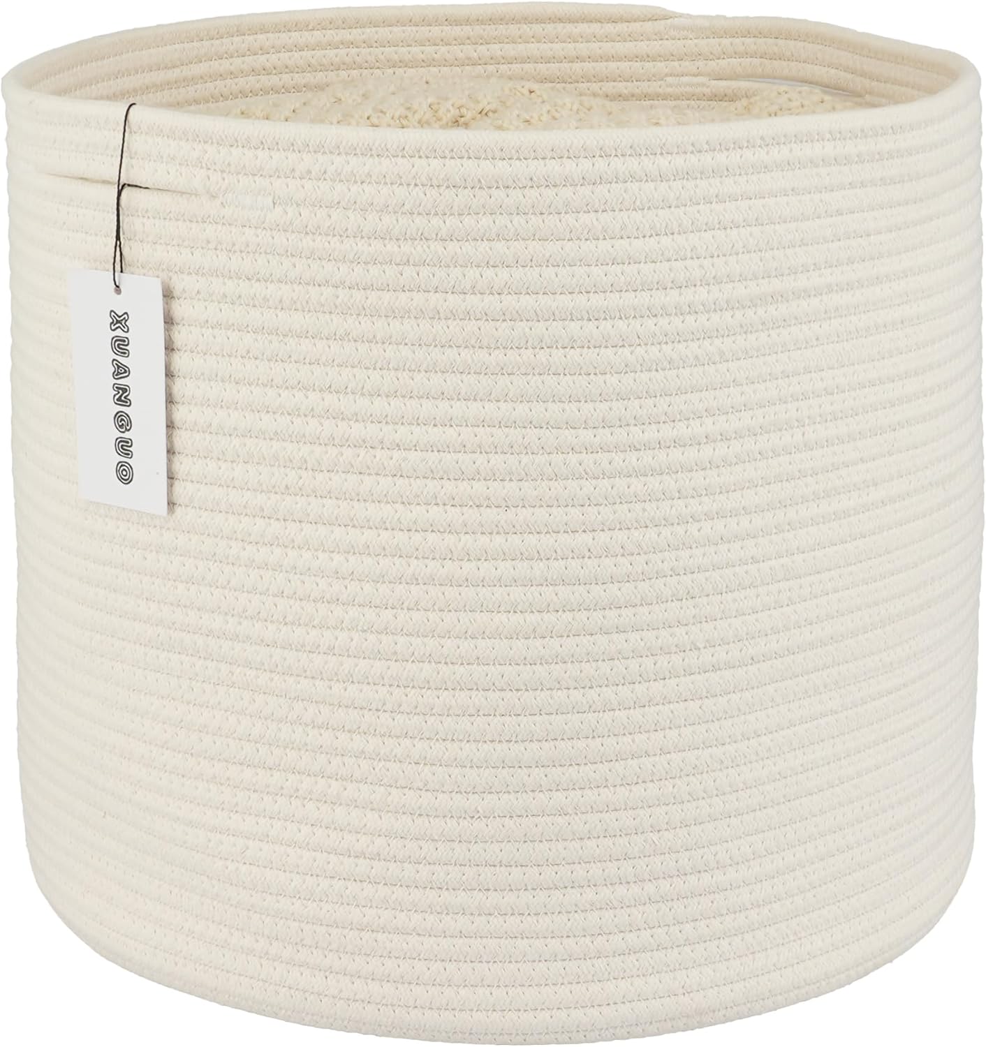 Round Boho Beige Throw Pillow — white