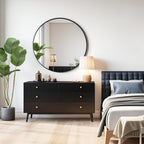 Black Wall Mirror — 36" - View 7