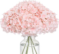 Beige Artificial Flowers — Set of 10 — Pink