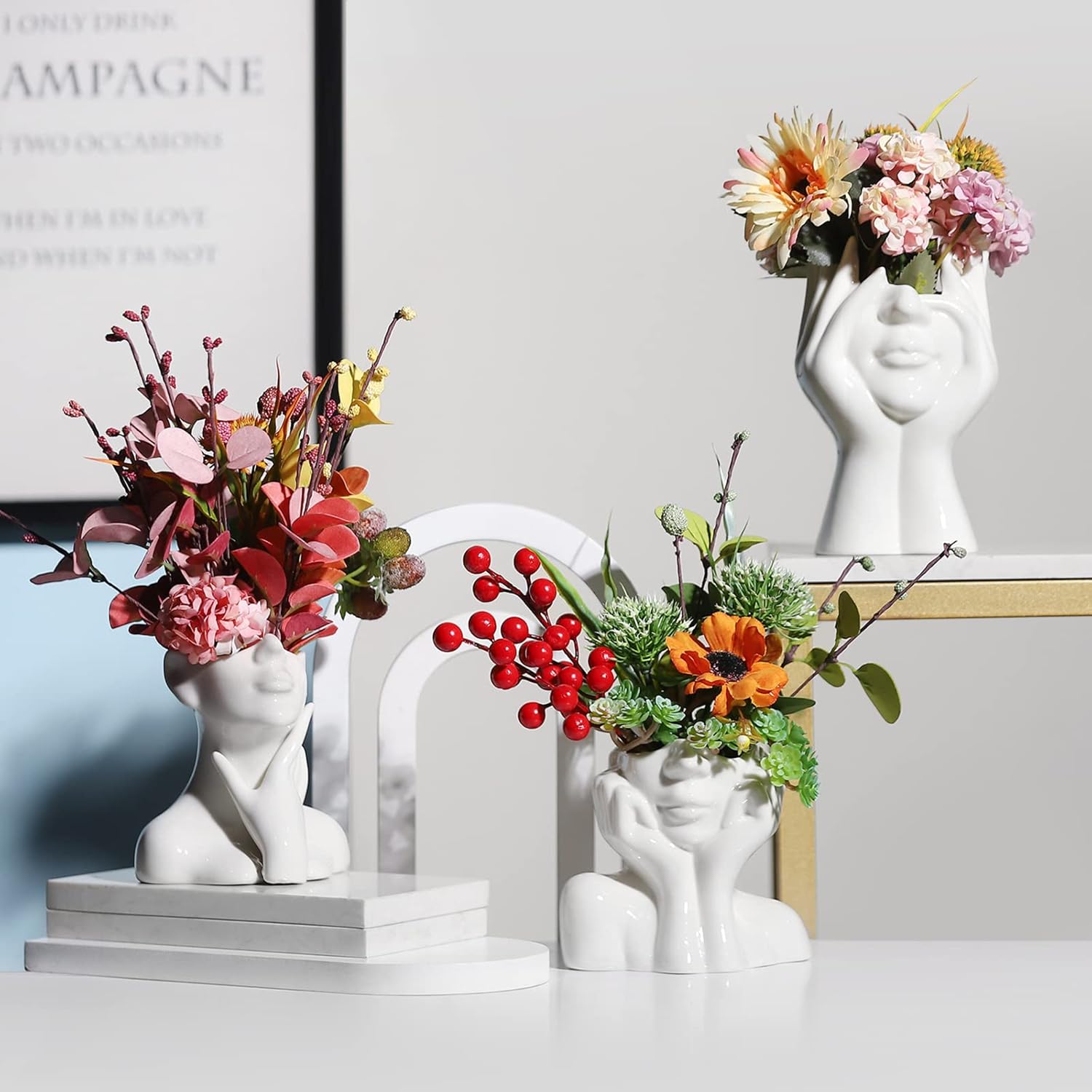 Modern Ceramic Flower Vase - View 5