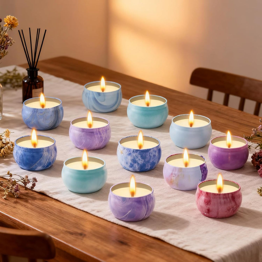 Soy Wax Metal Scented Candle - View 4