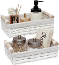 Beige Storage Bin — Set of 2 — white