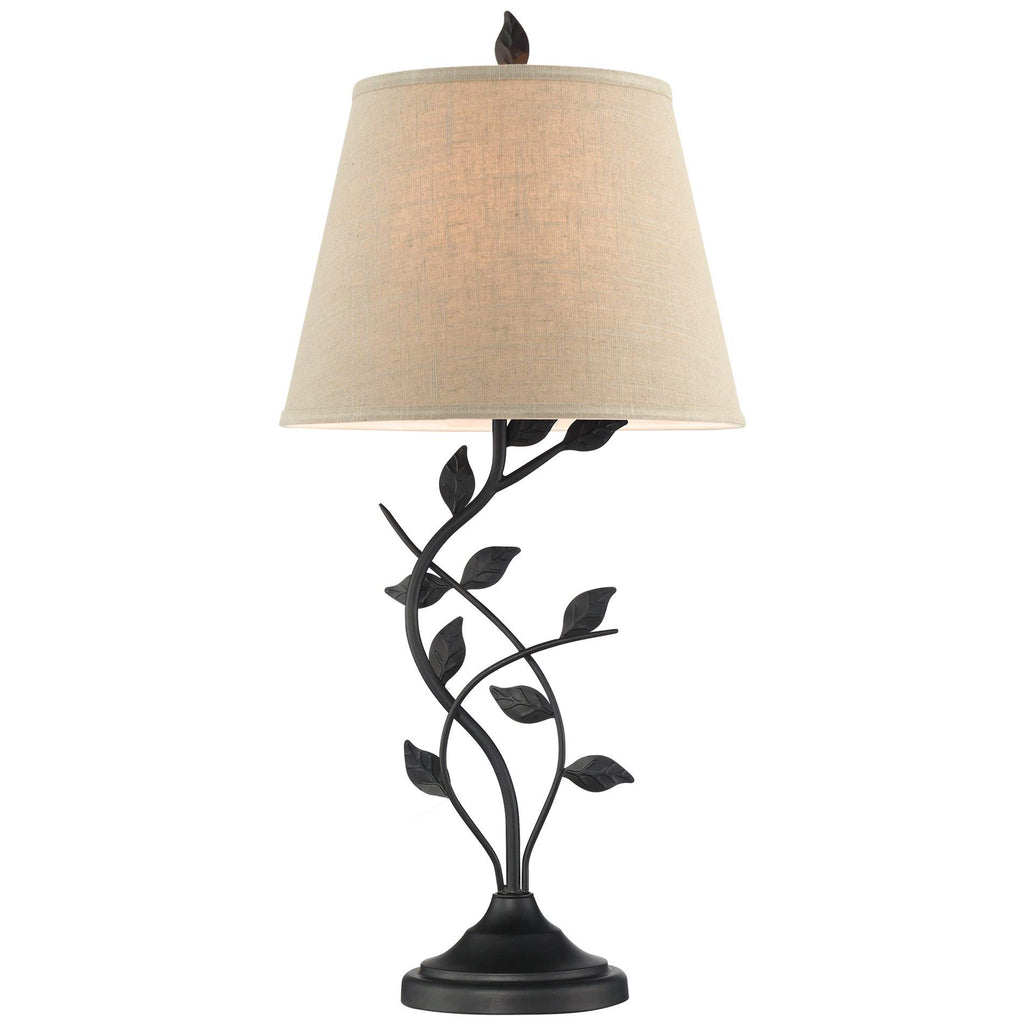 Farmhouse Fabric Table Lamp — 31"