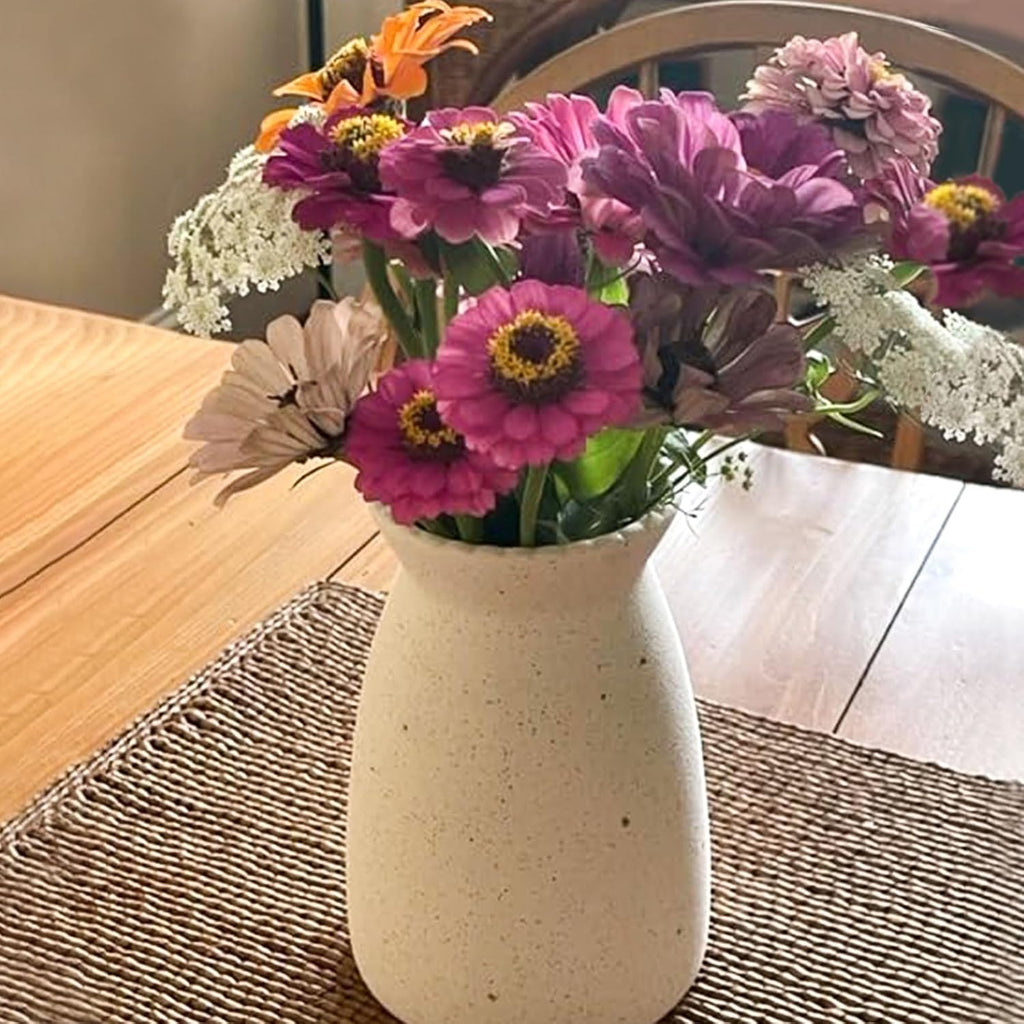 Modern Green Flower Vase — 7" - View 2