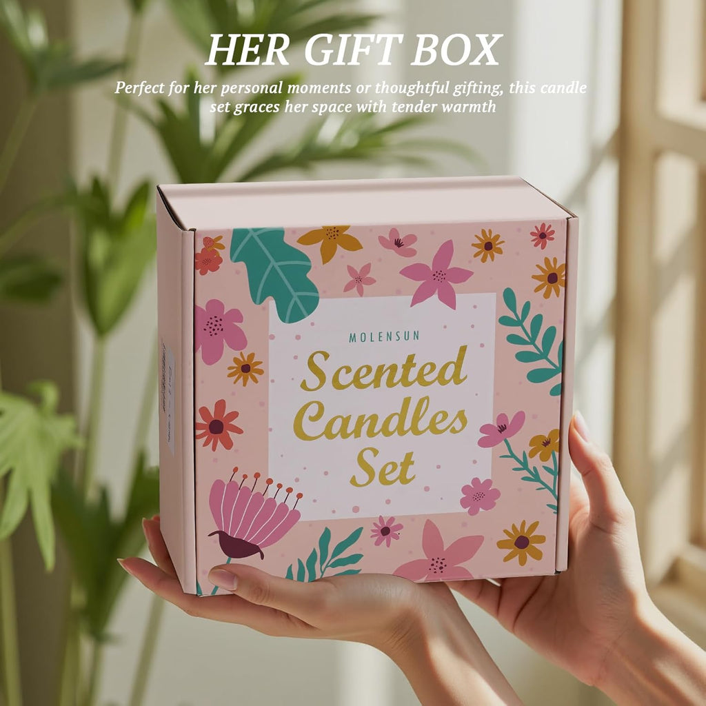 Scented Green Soy Candle - View 4