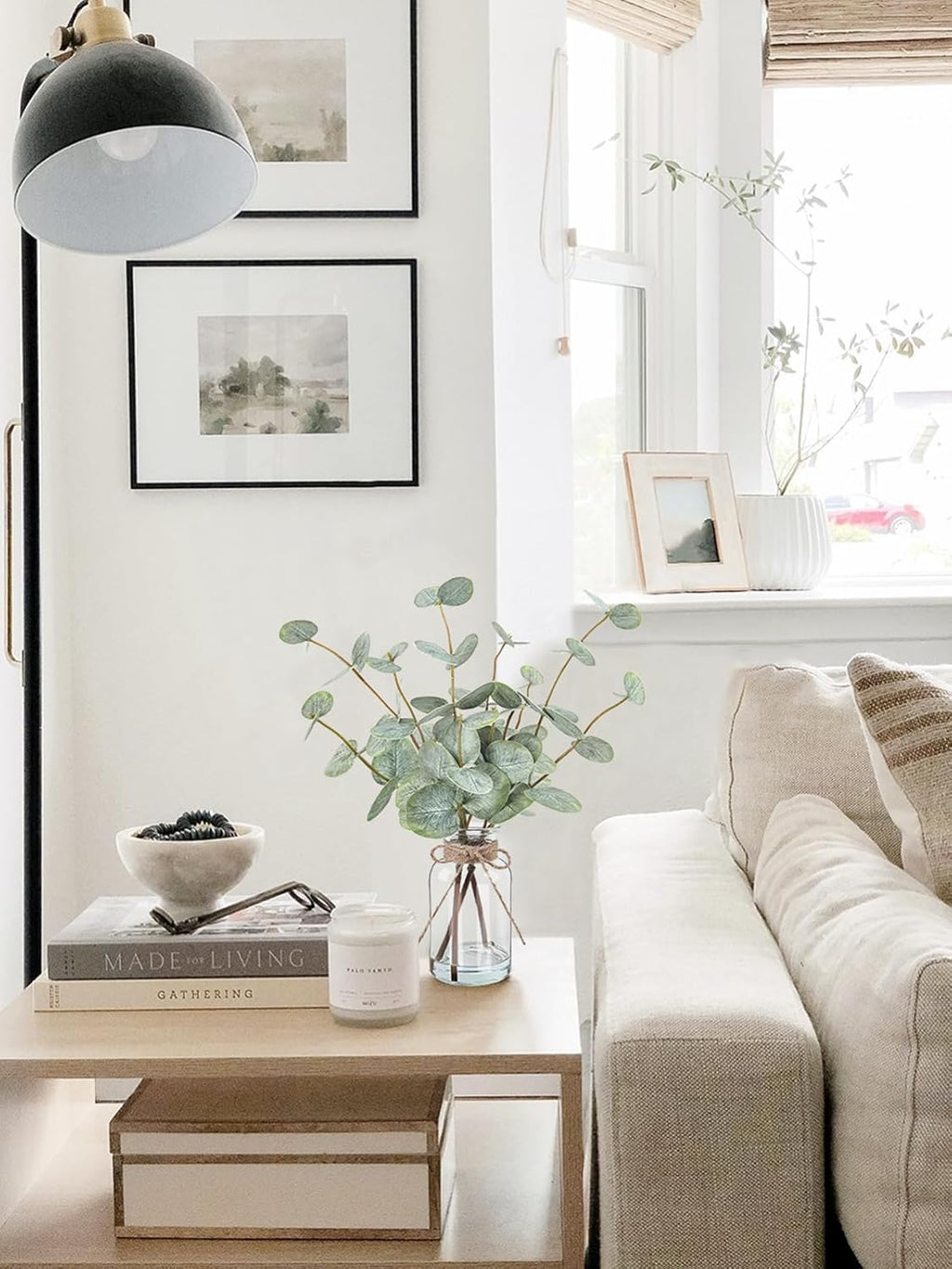 Farmhouse Beige Artificial Plant — 13.5" - View 2