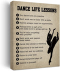 Framed Metal Canvas Wall Art — Dance