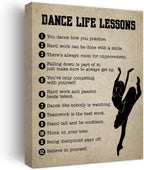 Framed Metal Canvas Wall Art — Dance