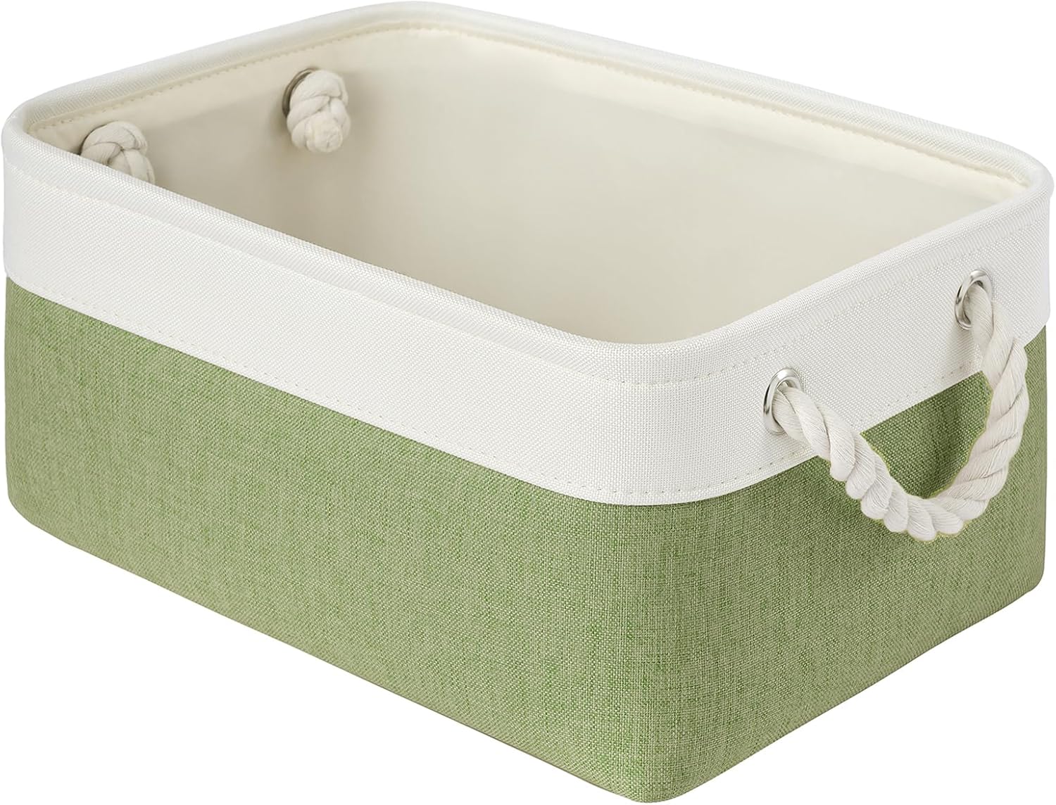 Beige Storage Bin — 2" — 13.8inx9.8inx6.7in-1P