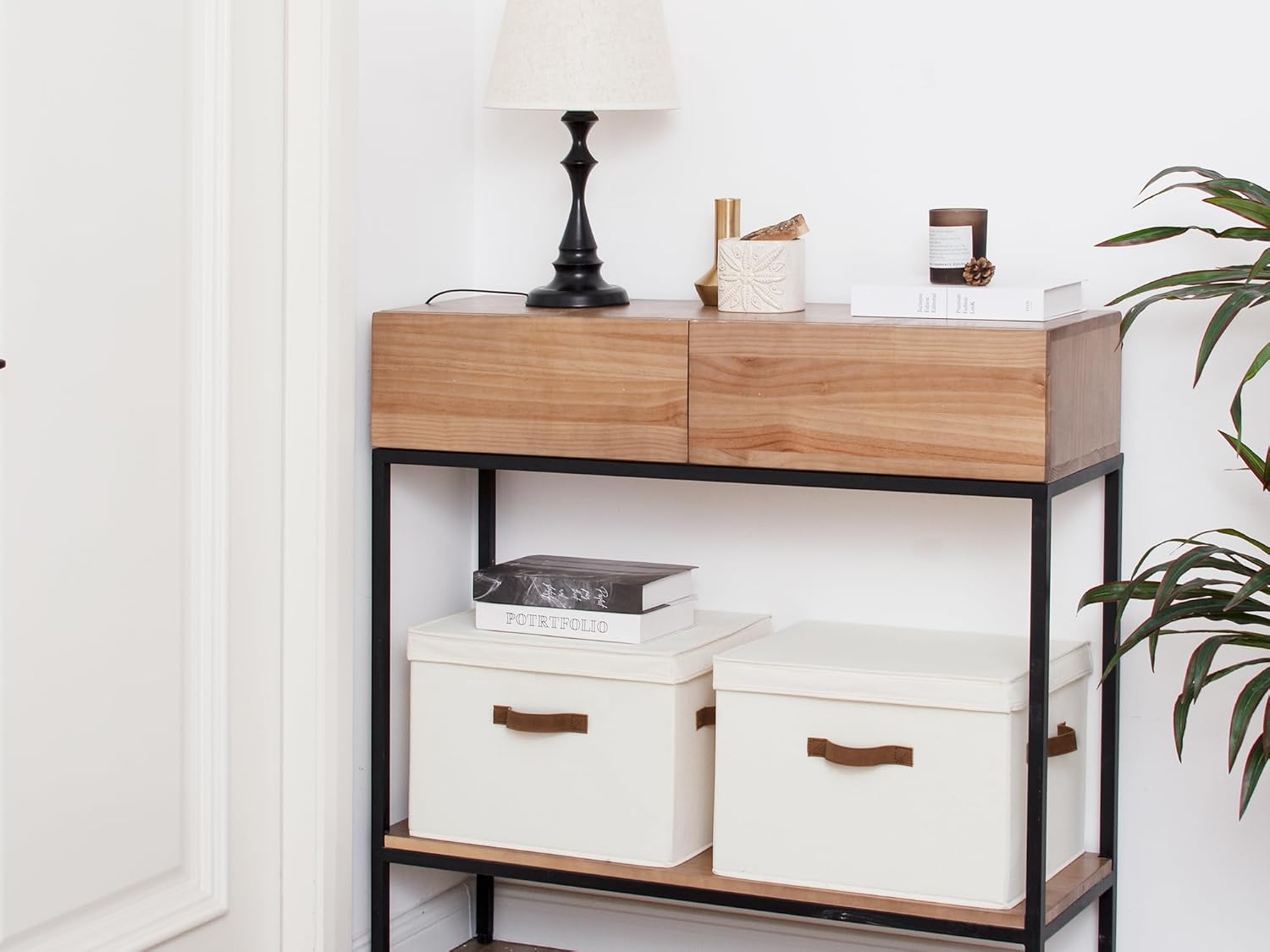 Beige Storage Bin - View 5