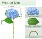 Blue Artificial Flowers — 21" - View 4