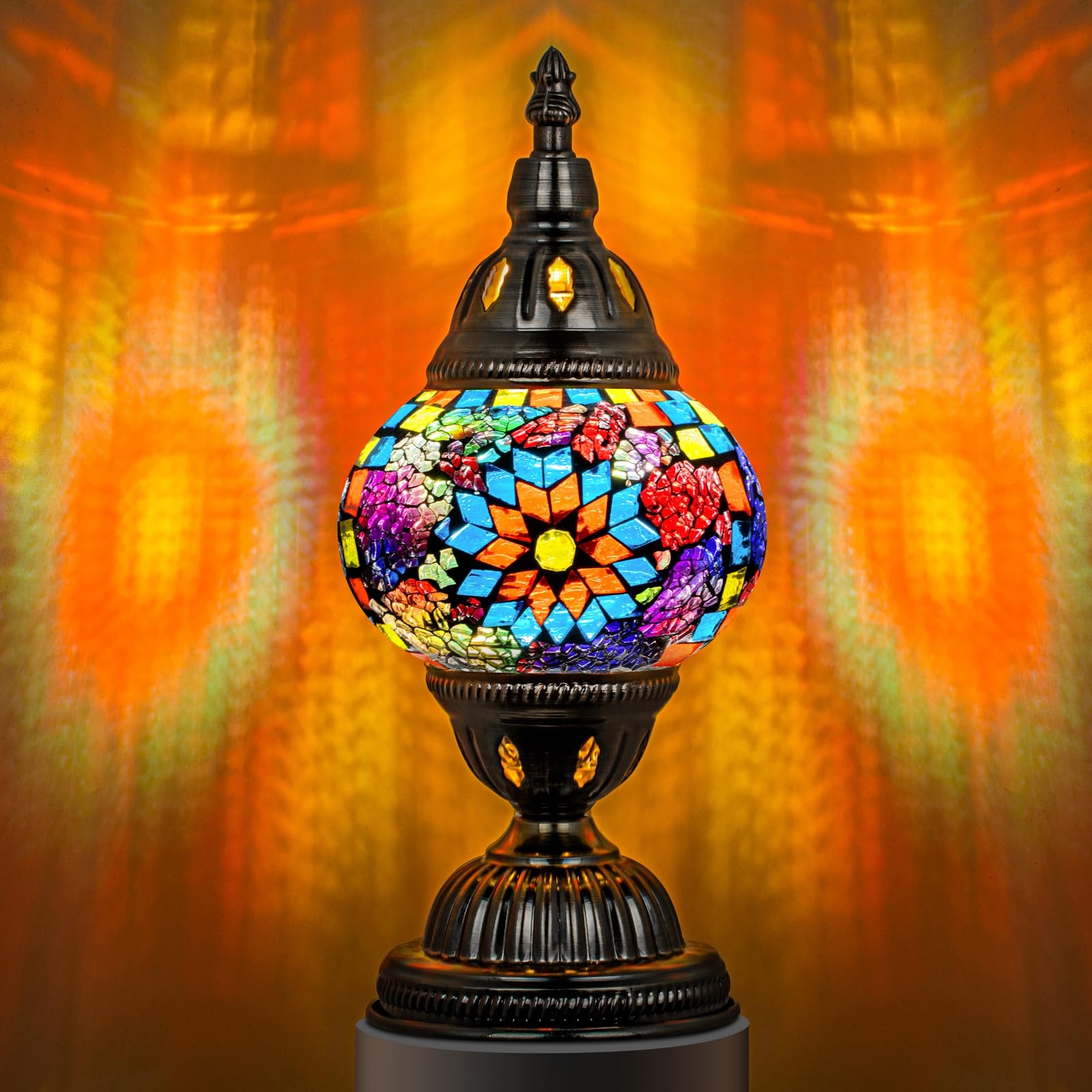 Blue Table Lamp