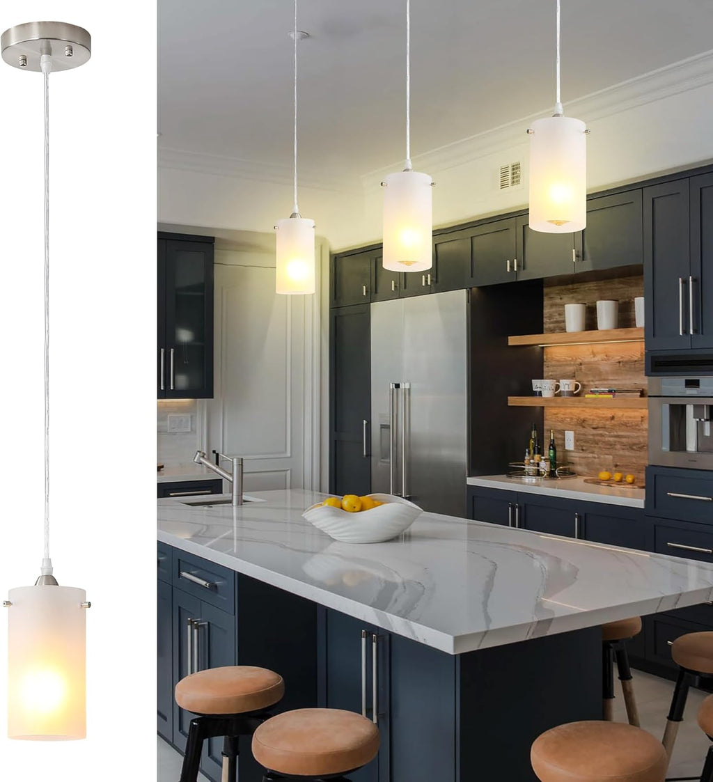 Adjustable Modern Black Chandelier — 1-Light - View 8