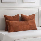 Boho Beige Throw Pillow Cover — 18" - View 5