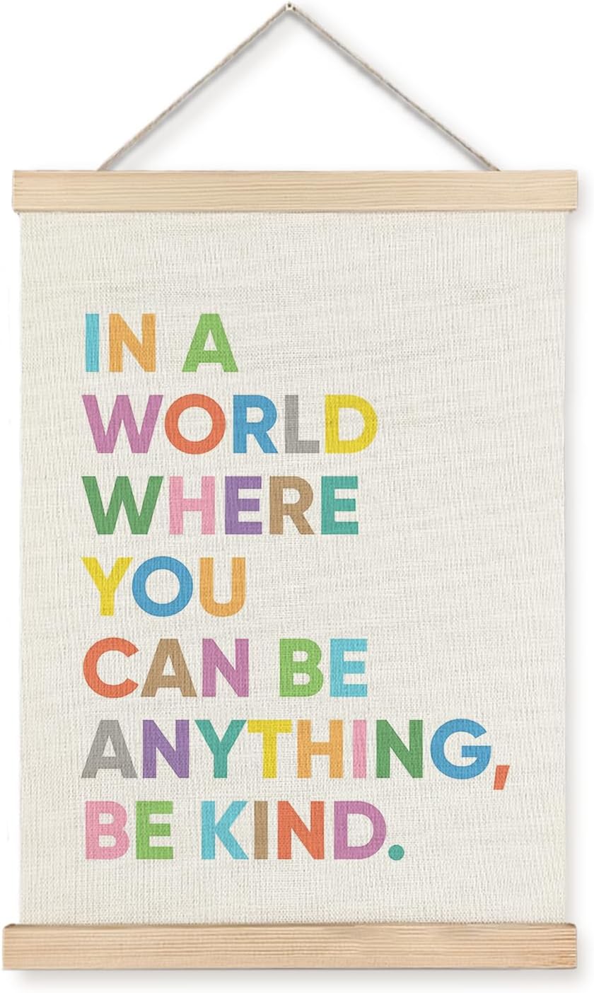 Boho Wall Art — 16" — Be Kind