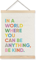 Boho Wall Art — 16" — Be Kind