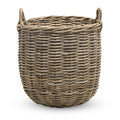 Handwoven Boho Rattan Storage Basket