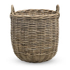 Handwoven Boho Rattan Storage Basket